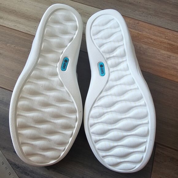 BZees Women's Niche III Ballet Flats US 9W Gray Stretch Knit Slip-On Washable - Picture 4 of 8